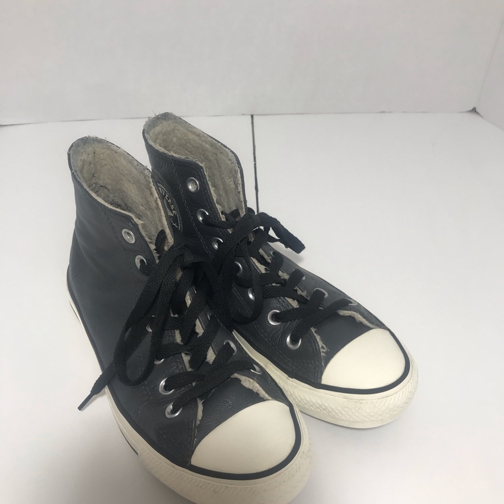 Converse high top leather all stars